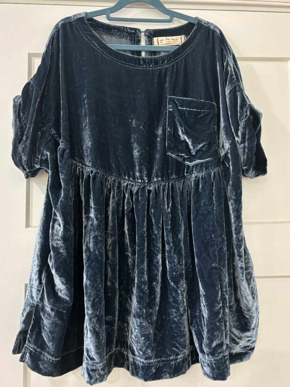 Free People Moon City Velvet Blue - Picture 6 of 7